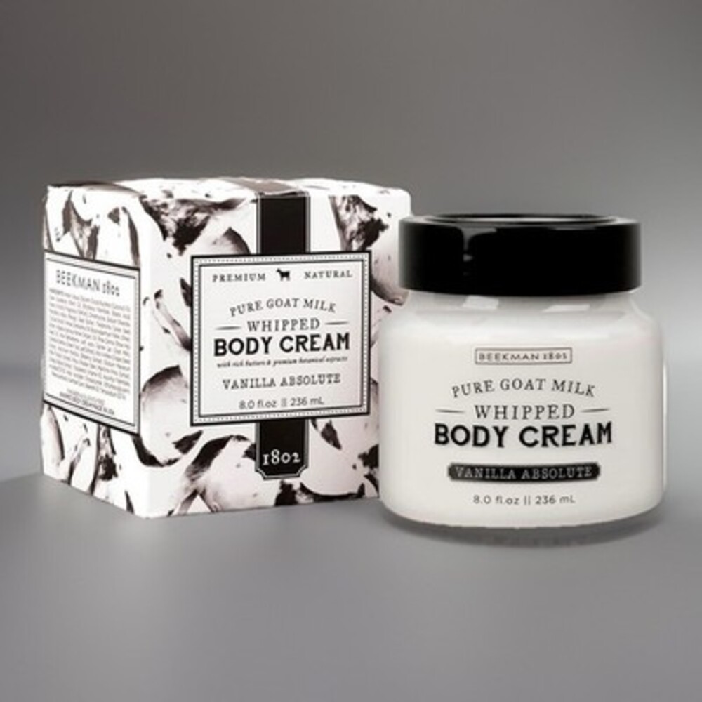 Beekman 1802 Pure Goat Milk Whipped Body Cream "Vanilla Absolute" 8oz Free Ship